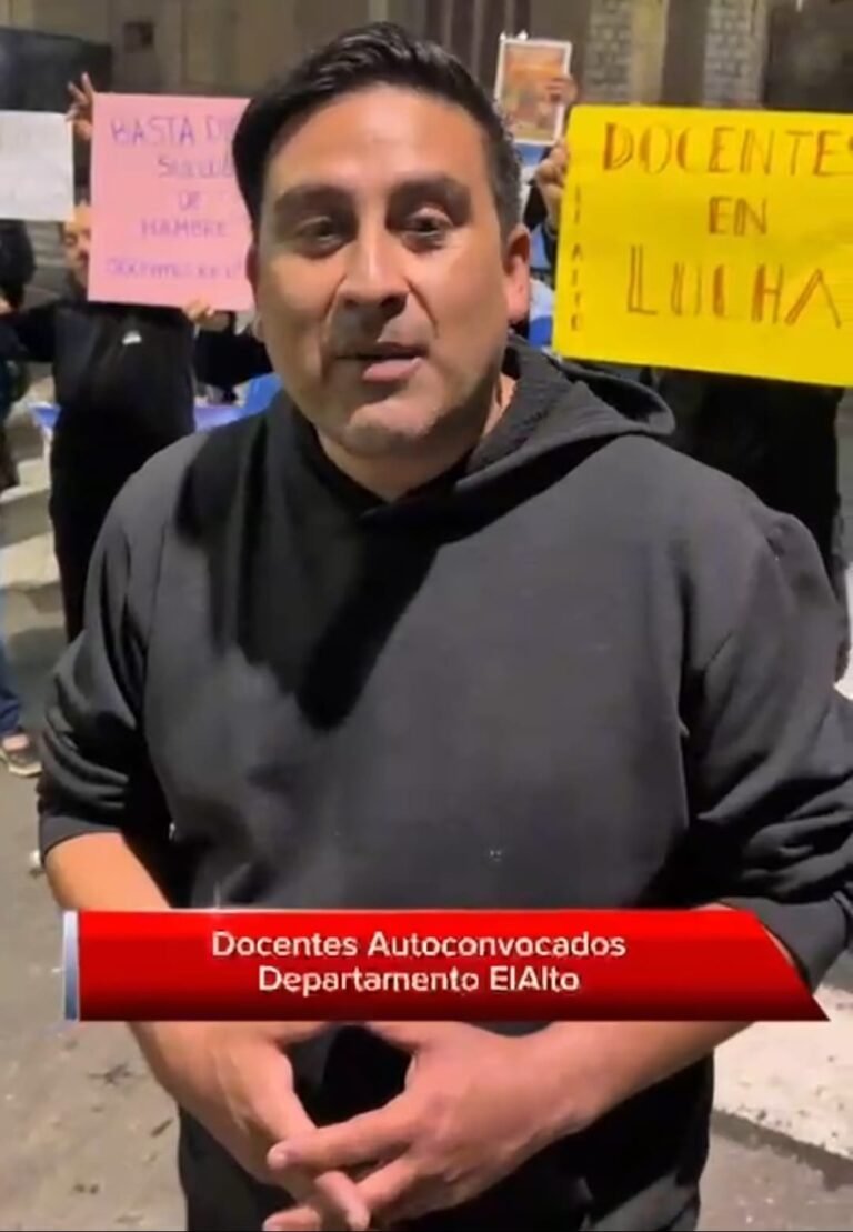 IMPORTANTE RECLAMO DE DOCENTES AUTOCONVOCADOS EN CATAMARCA