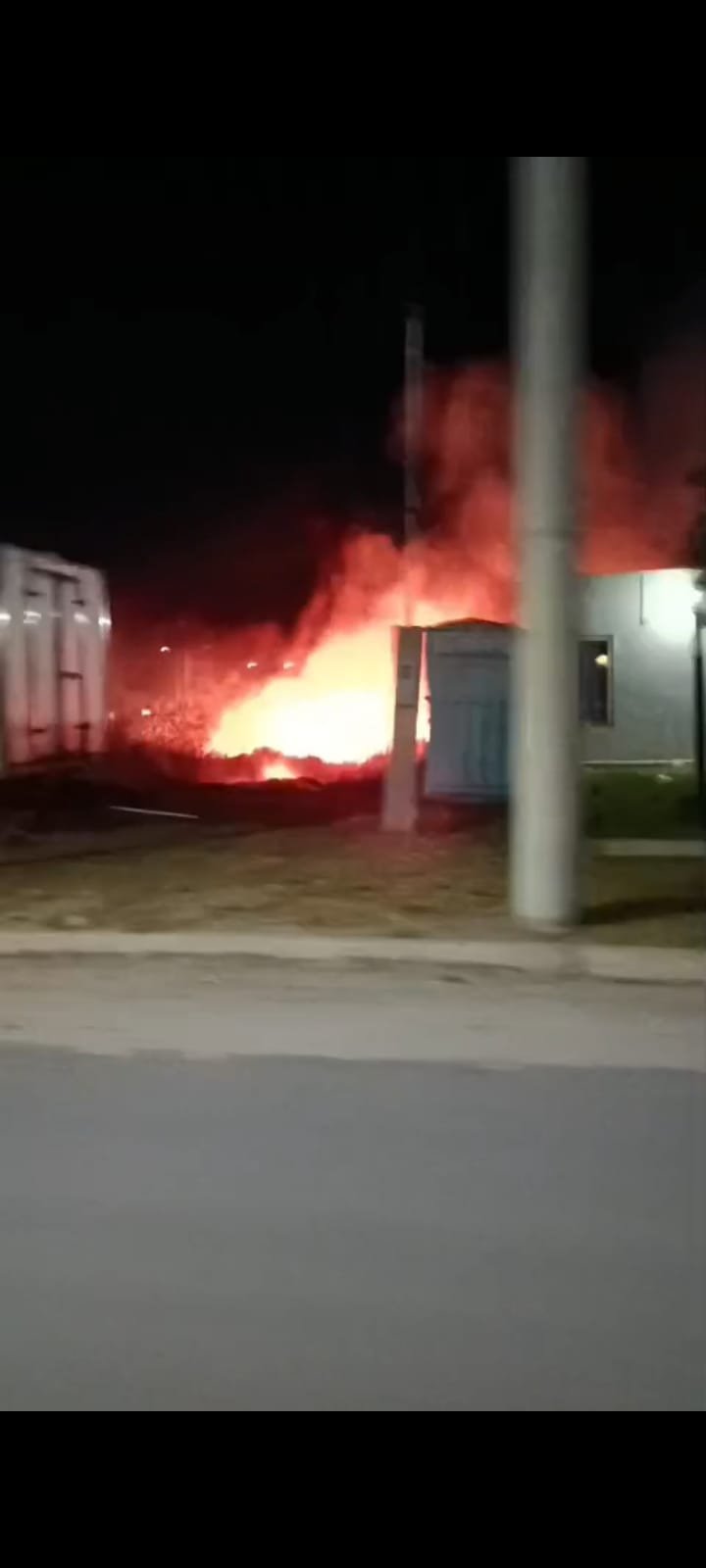 INCENDIO EN VALLE CHICO